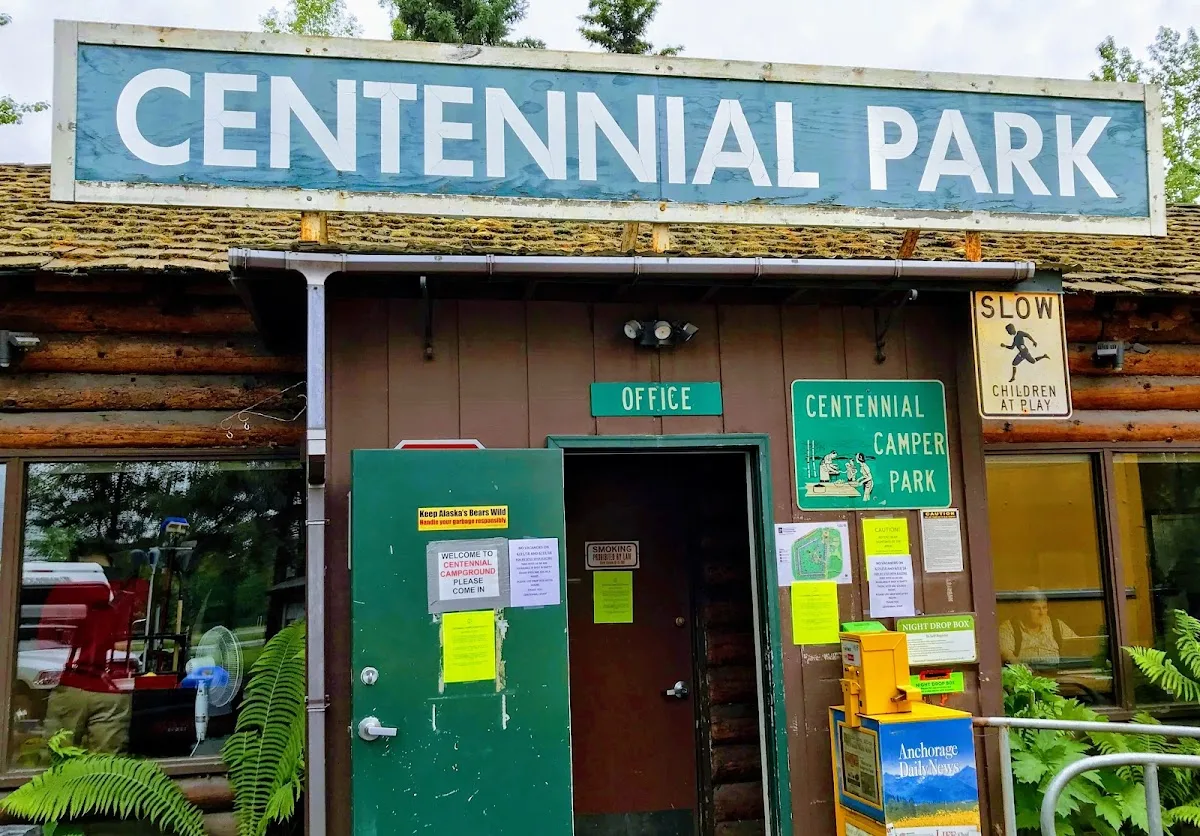 Black Spruce Campground campsite at a glance