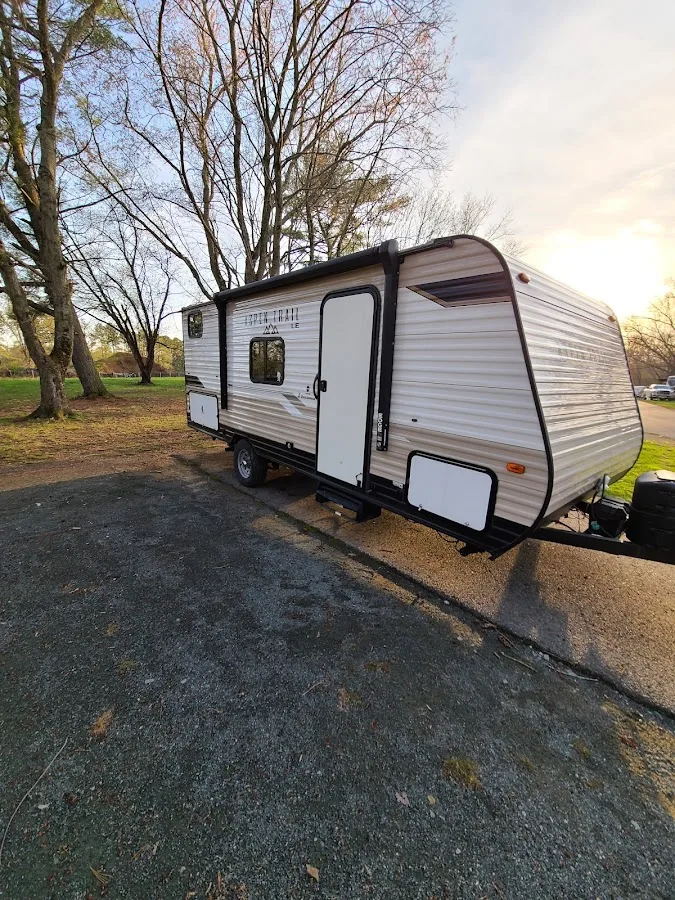 Lums Pond State Park Campground Entrance.