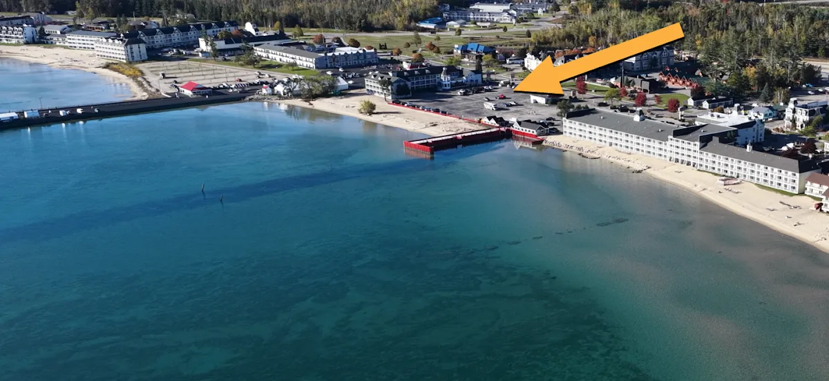 Mackinac Island Campground Camping RV in Mackinaw City - Camper Stopover - Ferryboatparking.com