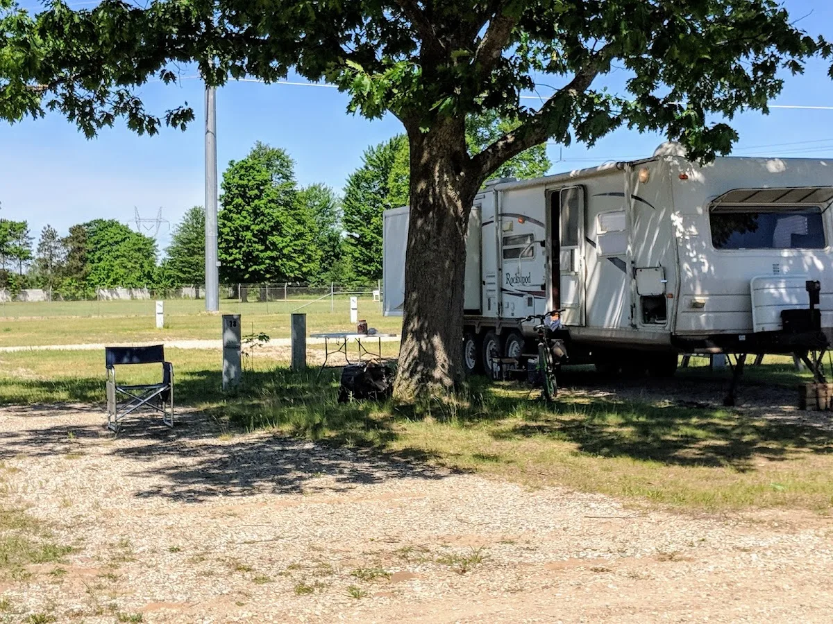 Northwestern Michigan Campground Entrance