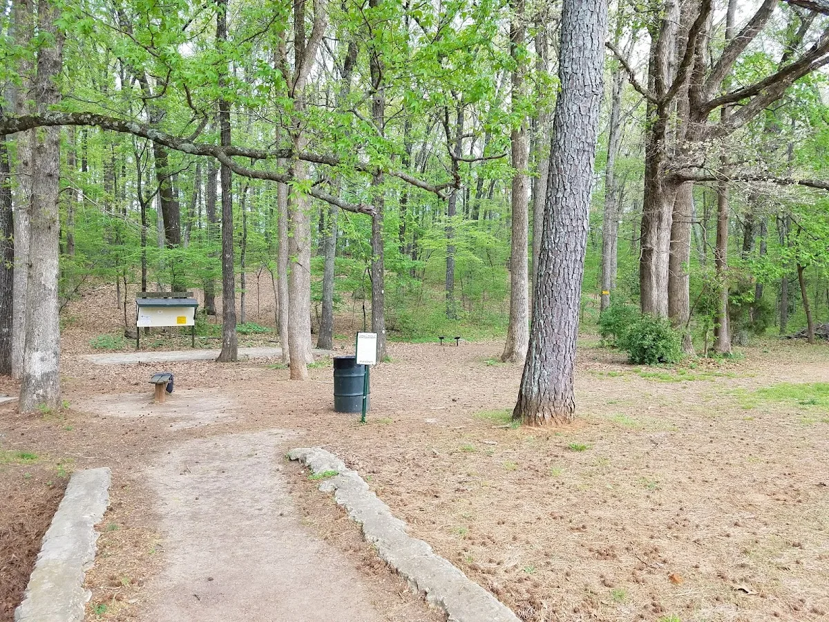 Evening campsite atmosphere near NSS Park in Huntsville