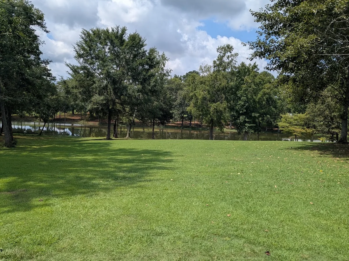 Camping outdoors at Sharon Johnston Park Campground